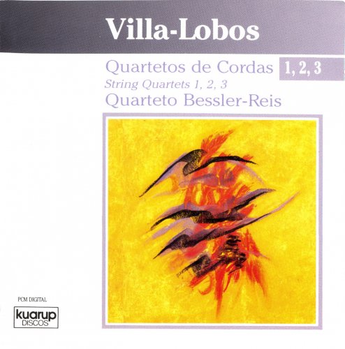 Quartet Bessler-Reis, Amazonia Quartet - H. Villa-Lobos: 17 String Quartets (6CD) (1995)