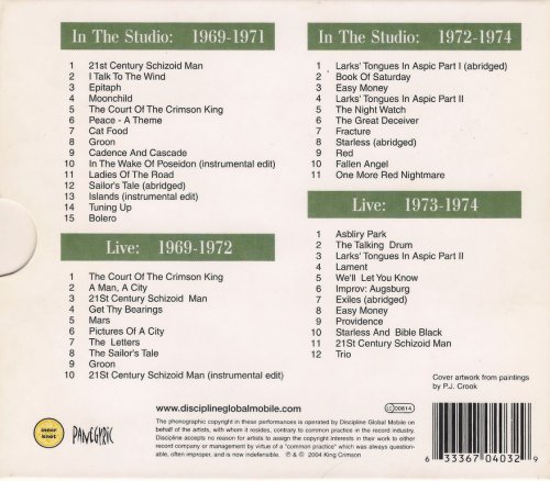 King Crimson - The 21st Century Guide To King Crimson Volume One: 1969-1974 (2004) {4CD Box Set}