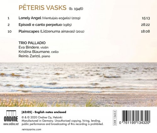 Trio Palladio - Pēteris Vasks: Works for Piano Trio (2020) [Hi-Res]