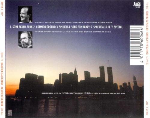 The Brecker Brothers - Live (1992) CD Rip