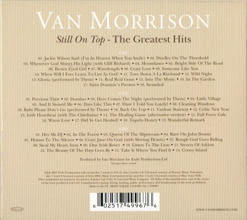 Van Morrison Still On Top The Greatest Hits 3 Cd Limited