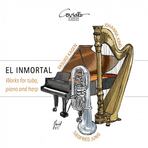 Siegfried Jung, Yasuko Kagen, Johanna Jung - El Inmortal (Works For Tuba, Piano And Harp) (2020) [Hi-Res]