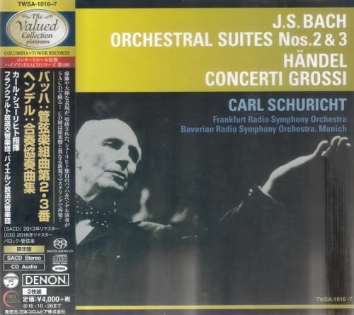 Carl Schuricht - J.S.Bach: Orchestral Suites, Handel: Concerti Grossi (1961) [2016 SACD The Valued Collection Platinum]