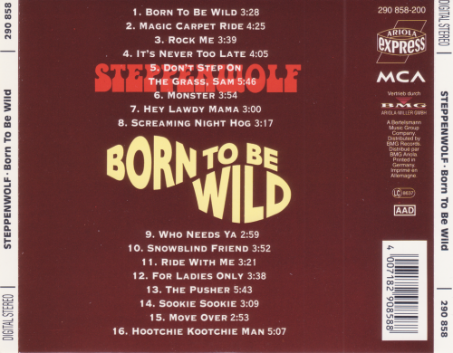 born to be wild magic carpet ride steppenwolf