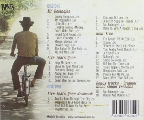 Jerry Jeff Walker ‎– Mr. Bojangles / Five Years Gone / Bein' Free (Reissue) (1968-70/2014)