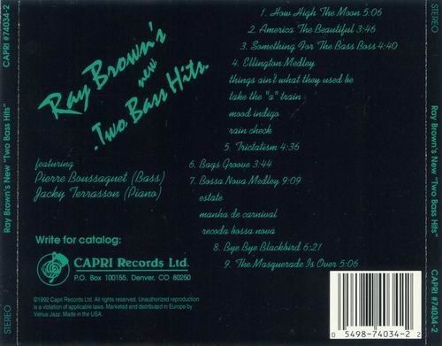 Ray Brown - Ray Brown's New Two Bass Hits (1992)