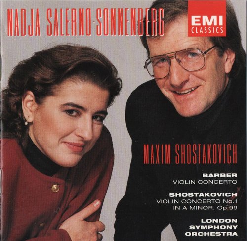 Nadja Salerno-Sonnenberg, London Symphony Orchestra, Maxim Shostakovich - Barber, Shostakovich: Violin Concertos (1992)