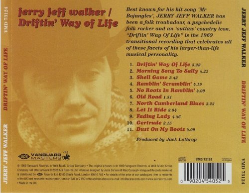 Jerry Jeff Walker - Driftin' Way Of Life (Reissue) (1969/1987)