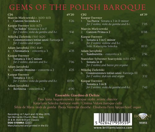 Ensemble Giardino di Delizie & Ewa Anna Augustynowicz - Gems of the Polish Baroque (2020) [Hi-Res]