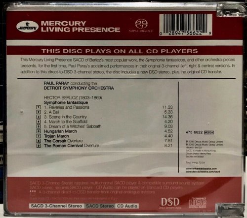 Paul Paray - Berlioz: Symphonie Fantastique, Marches, Overtures (1993) [2005 SACD]
