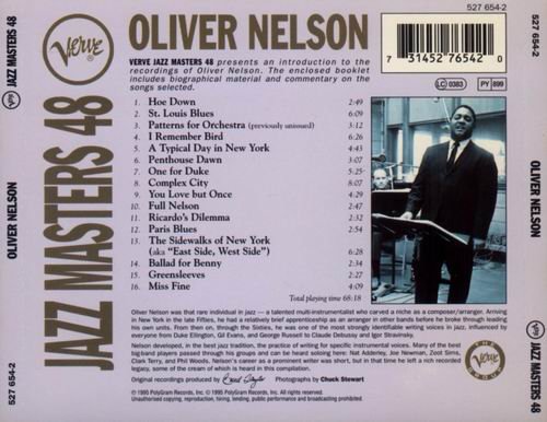 Oliver Nelson - Verve Jazz Masters 48 (1995)