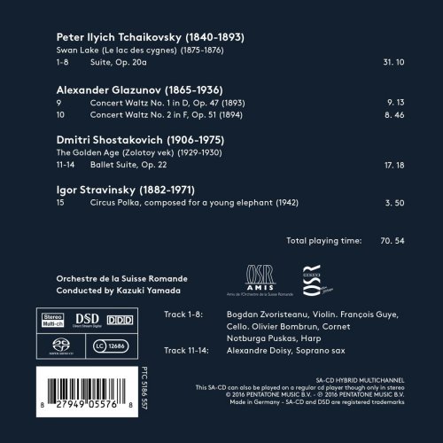 Orchestre de la Suisse Romande, Kazuki Yamada - Russian Dances (2016) [Hi-Res]