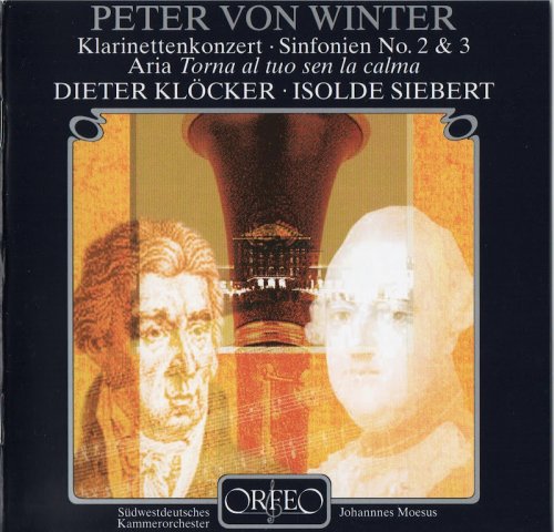 Dieter Klöcker, Johannes Moesus - Peter von Winter: Klarinettenkonzert, Sinfonien No. 2 & 3 (2004)