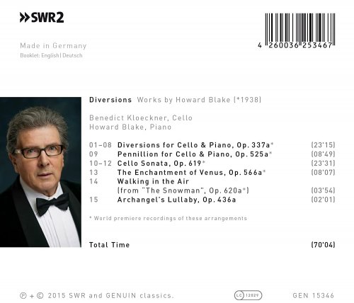 Benedict Kloeckner, Howard Blake - Blake: Diversions (2015) [Hi-Res]