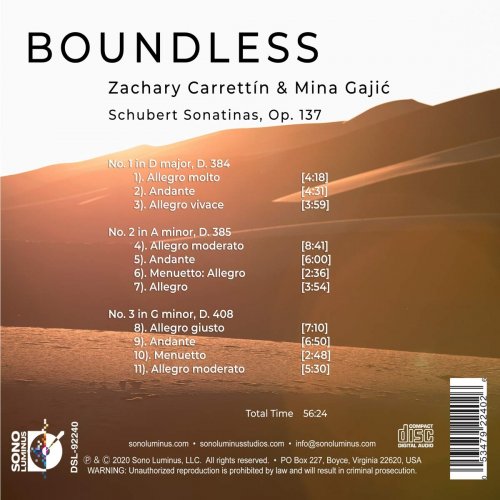 Zachary Carrettín & Mina Gajić - Boundless (2020) [DSD & Hi-Res]