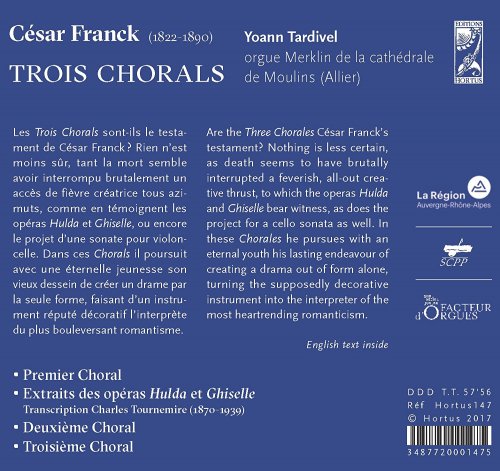 Yoann Tardivel - Franck: Trois chorals (2017) [Hi-Res]