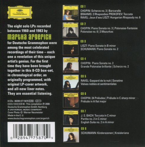 Martha Argerich - The Collection 1: The Solo Recordings (2008)
