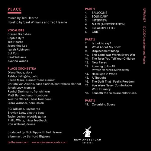 Ted Hearne - Ted Hearne: Place (2020)