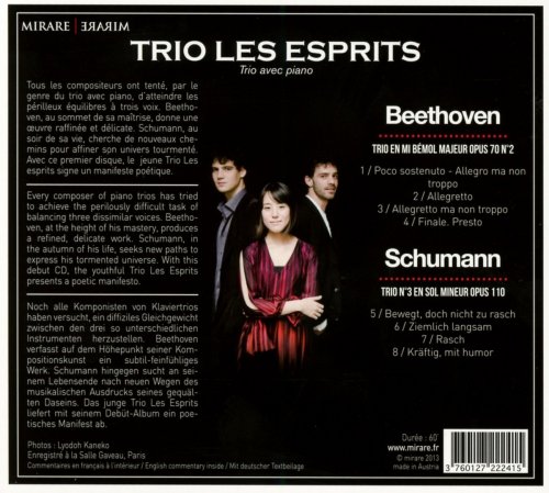 Trio les Esprits - Beethoven & Schumann Trios (2014) [Hi-Res]