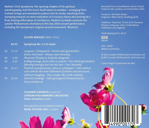 London Philharmonic Orchestra, Vladimir Jurowski - Mahler: Symphony No. 1 (2013) [Hi-Res]
