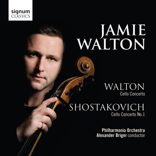 The Philharmonia Orchestra, Alexander Briger, Jamie Walton - Walton Cello Concerto, Shostakovich Cello Concerto No.1 (2010) [Hi-Res]