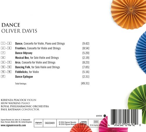 Kerenza Peacock, Huw Watkins & Royal Philharmonic Orchestra - Oliver Davis: Dance (2016) [Hi-Res]