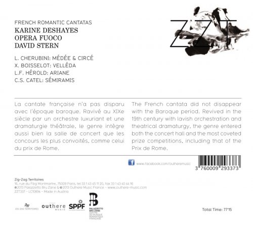 Karine Deshayes, Opera Fuoco, David Stern - French Romantic Cantatas (2014) [Hi-Res]