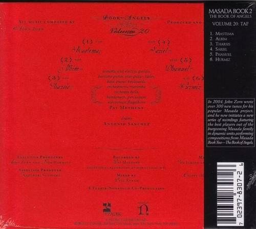 Pat Metheny plays Masada Book Too - Tap: Book Of Angels Vol. 20 (2013)