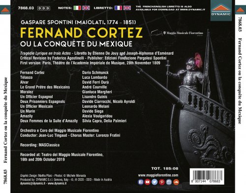 Dario Schmunck, Alexia Voulgaridou, Luca Lombardo, Gianluca Margheri, David Ferri Durà - Spontini: Fernand Cortez, ou la conquête du Mexique (Live) (2020) [Hi-Res]