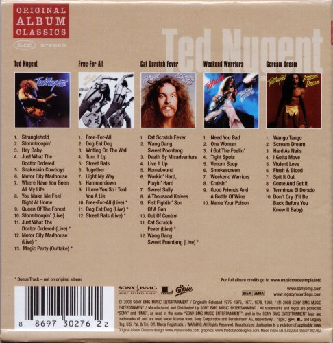Ted Nugent - Original Album Classics (5xCD Boxset) [2008]