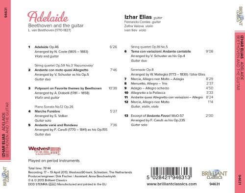 Izhar Elias - Adelaide: Beethoven and the Guitar (2013) [Hi-Res]