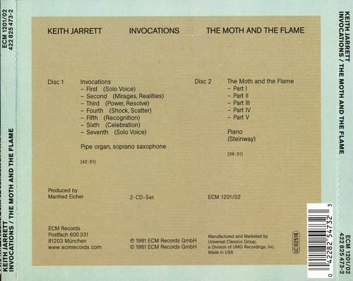 Keith Jarrett - Invocations-The Moth And The Flame (1981)