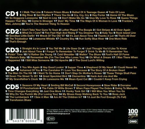 Johnny Cash - 100 Hits Legends: Johnny Cash (5CD Box-set) (2011)
