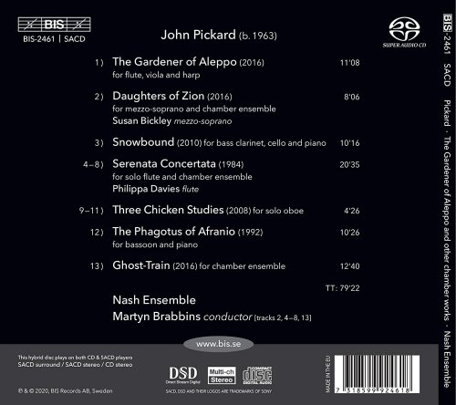 Nash Ensemble & Martyn Brabbins - John Pickard: The Gardener of Aleppo & Other Chamber Works (2020) [Hi-Res]