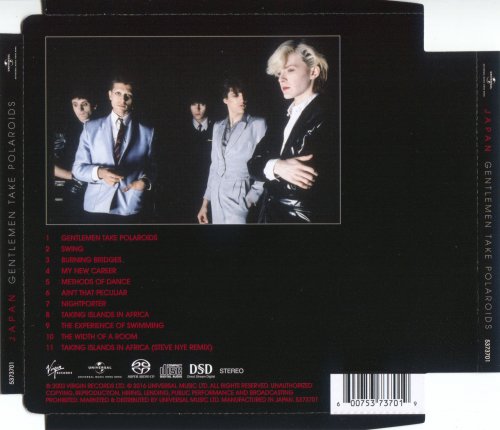 Japan - Gentlemen Take Polaroids (1980/2016) [SACD]