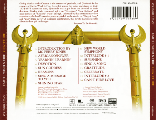 Earth, Wind & Fire - Gratitude (1975/1999) [SACD]
