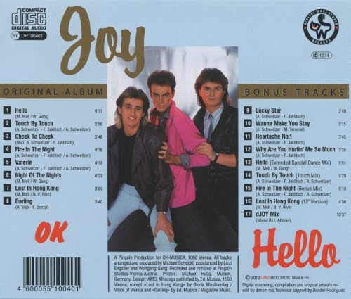 Joy - Hello (1986) [2010 Special Version] CD-Rip