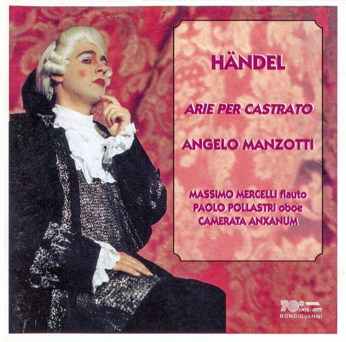 Angelo Manzotti, Camerata Anxanum - Handel: Arie per castrato (1996)