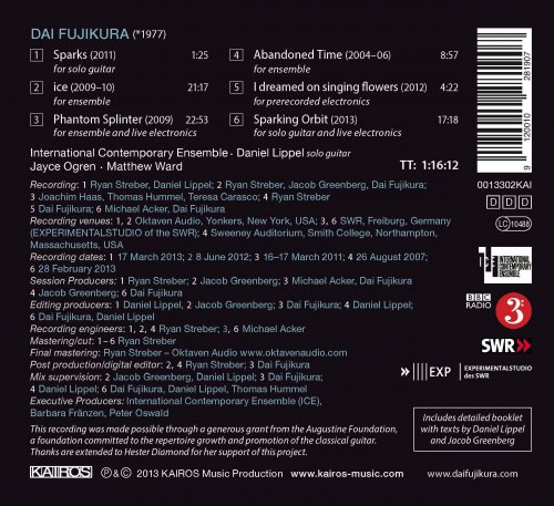 Various Artists - Dai Fujikura: Ice (2013/2020)