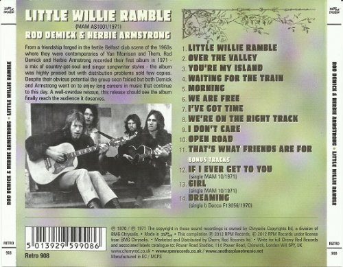 Rod Demick And Herbie Armstrong - Little Willie Ramble (Reissue) (1970-71/2012)