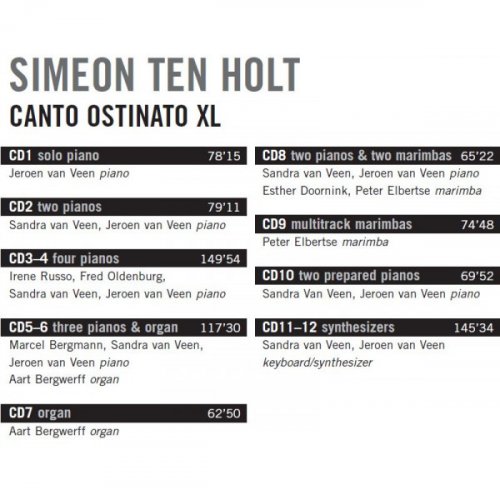 Jeroen Van Veen & Sandra Van Veen - Ten Holt: Canto Ostinato XL (2014) [Hi-Res]