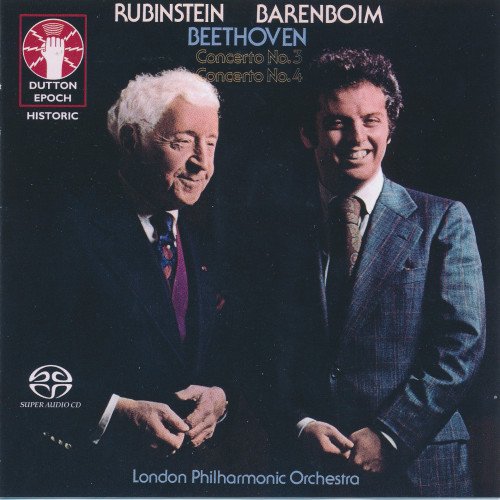 Arthur Rubinstein, Daniel Barenboim - Beethoven: Piano Concertos 3 & 4 (1976) [2017 SACD]