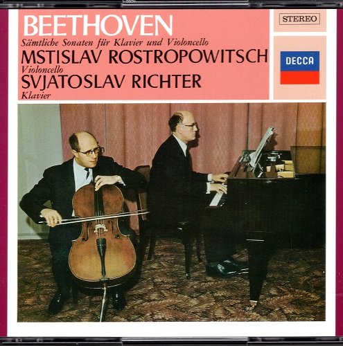 Mstislav Rostropovich, Sviatoslav Richter - Beethoven: The 5 Cello Sonatas (1963) [2016 SACD]