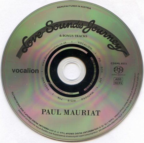 Paul Mauriat - Love Sounds Journey & Bonus Tracks (2020) {Hybrid SACD, Remastered} Audio CD Layer