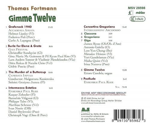Various Artists - Thomas Fortmann: Gimme Twelve (2020)