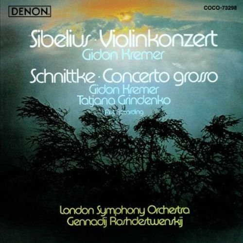Gidon Kremer, London Symphony Orchestra, Gennadi Roshdestvensky - Sibelius: Violin Concerto, Schnittke: Concerto Grosso (2004)