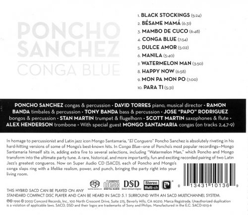 Poncho Sanchez - Conga Blue (1996) [2003 SACD]