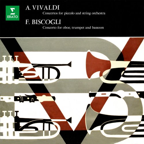 Jean-François Paillard - Vivaldi: Concertos for Piccolo - Biscogli: Concerto for Oboe, Trumpet and Bassoon (1957/2020)