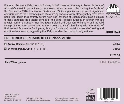 Alex Wilson - Frederick Septimus Kelly:: Piano Works (2020) [Hi-Res]