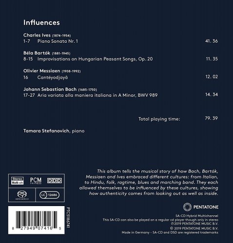 Tamara Stefanovich - Influences (2019) CD-Rip